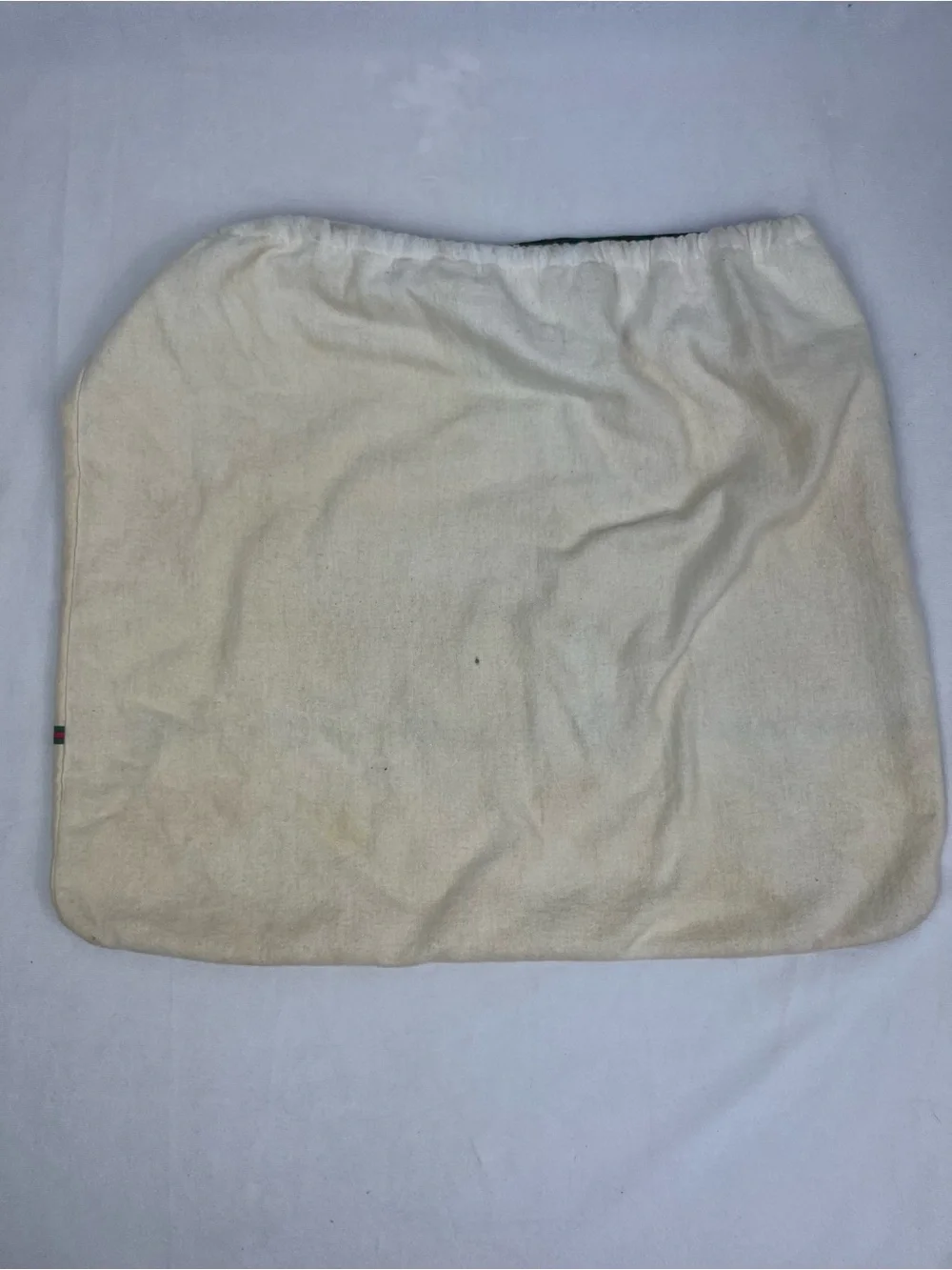 GUCCI Sherry Line Drawstring Shoulder Bag & Dustbag GG Brown Monogram VTG Italy - Picture 16 of 16